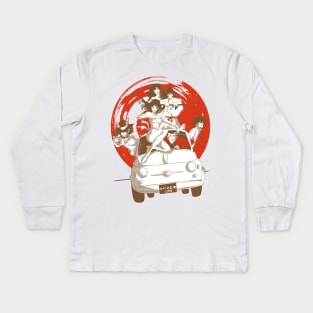 Lupin III & Cat's Eye Kids Long Sleeve T-Shirt